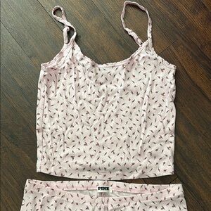 PINK Victoria's Secret Floral Sleepwear Set